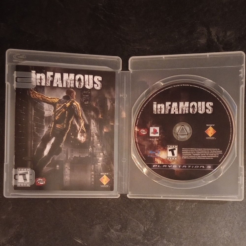 inFAMOUS for PlayStation 3 - Black Case - Picture 2 of 3